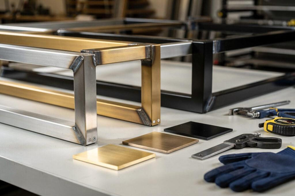 Materialauswahl Maßanfertigung Tischgestelle Artis Treppen